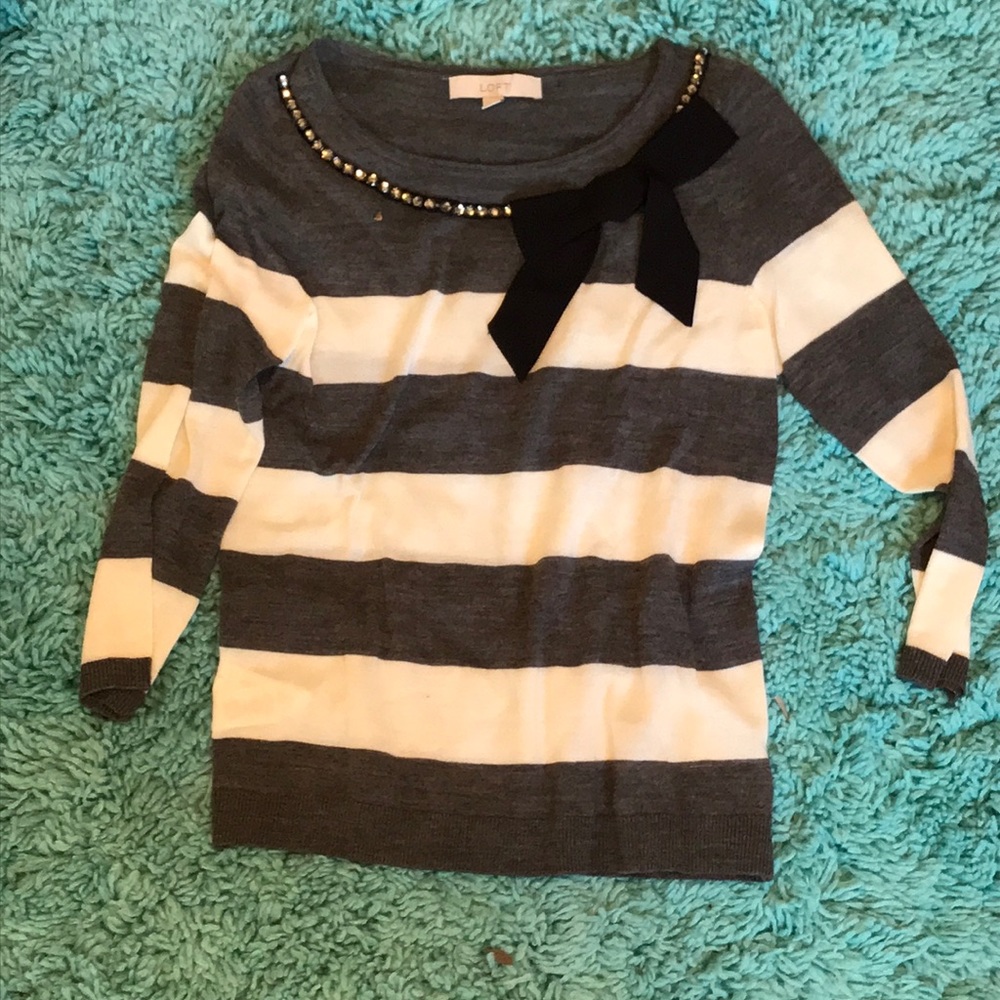 Stripe sweater- Ann Taylor loft